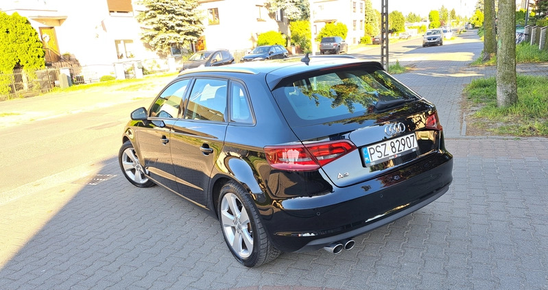 Audi A3 cena 54999 przebieg: 46000, rok produkcji 2013 z Szamotuły małe 497